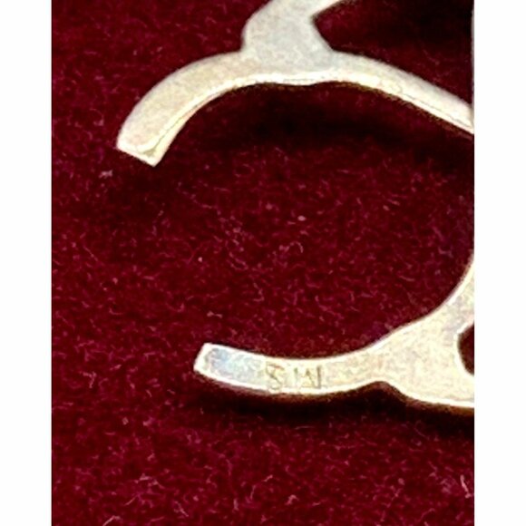 Vtg JNS Creation Sterling Wings Dangle Pierced Designer Earrings Chandellier 925 - Picture 6 of 7